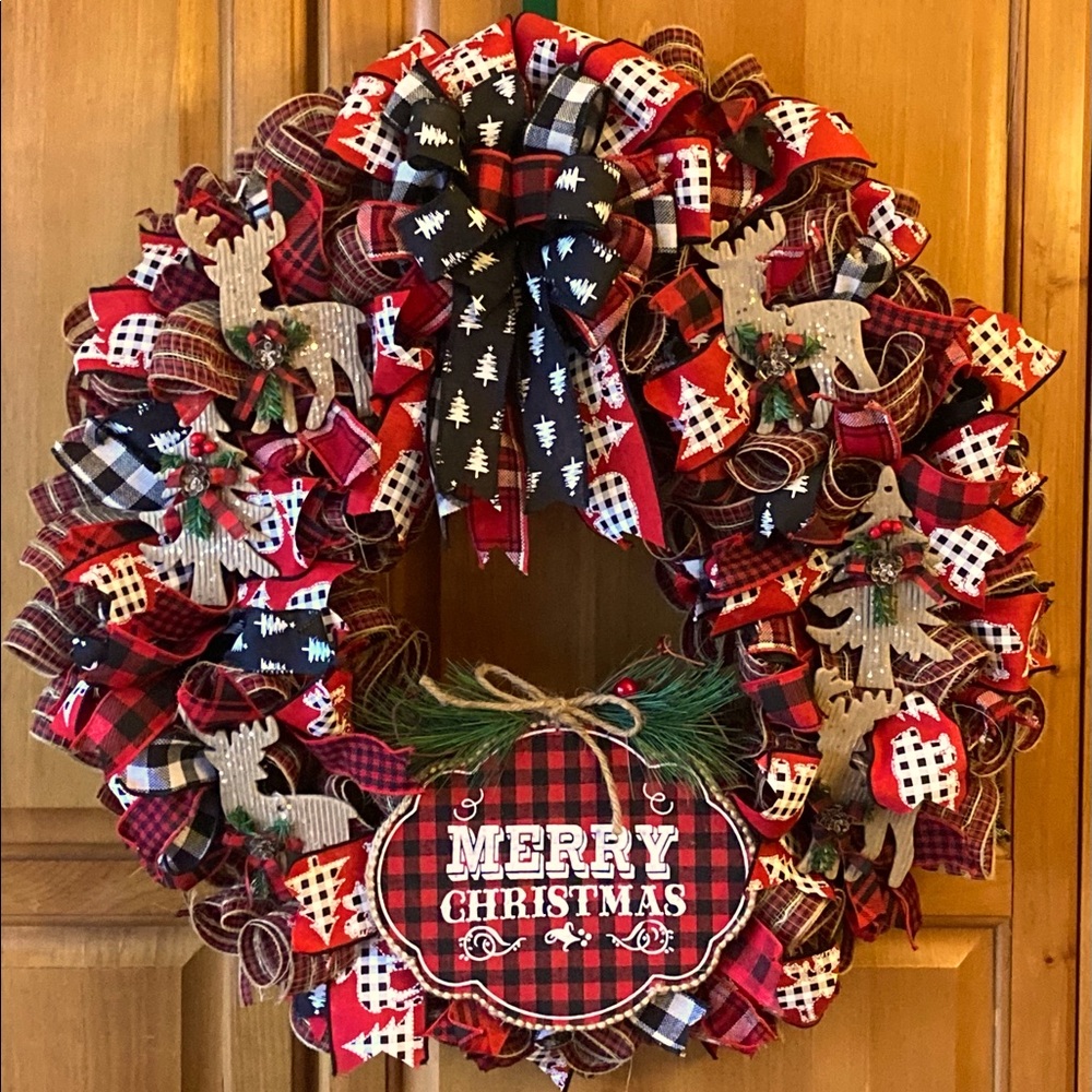 New Handcrafted Christmas Wreath